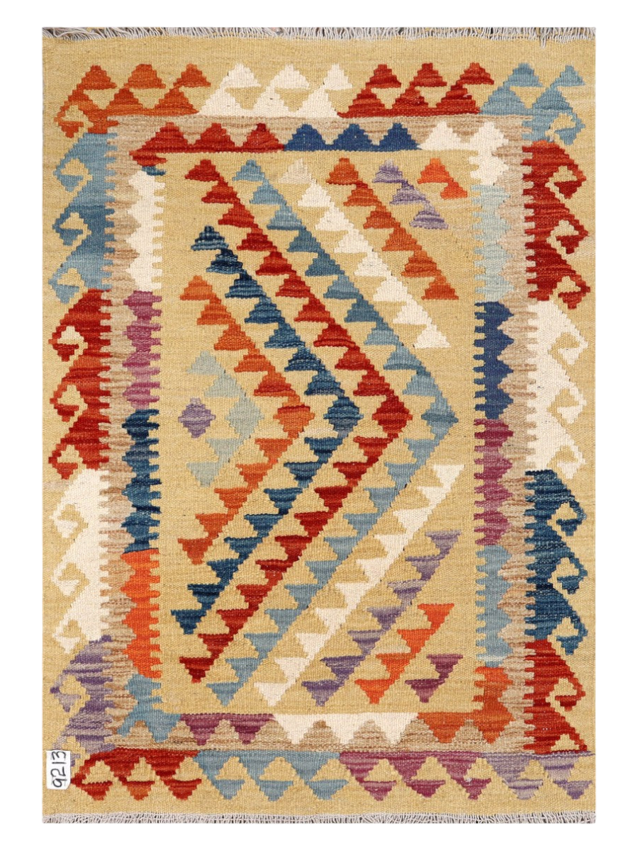 Maimana Kilim - 118 × 81 cm (3'10" x 2'8")