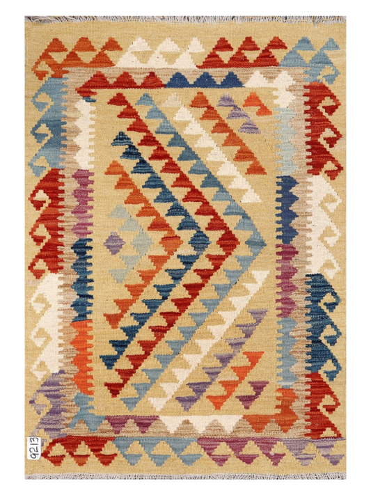 Maimana Kilim - 118 × 81 cm (3'10" x 2'8")