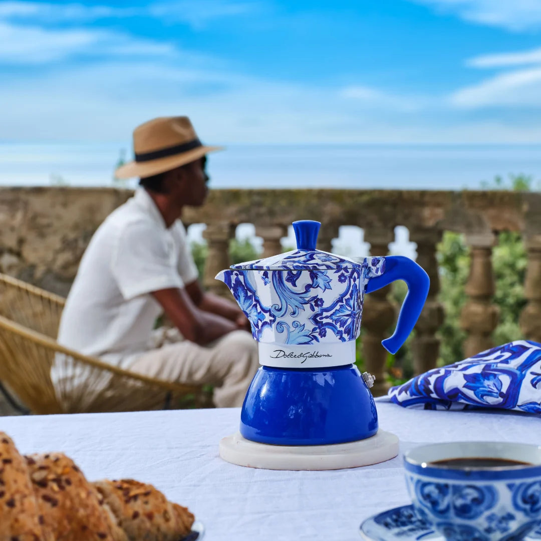 Bialetti X Dolce&Gabbana Blue Mediterranean Moka Induction