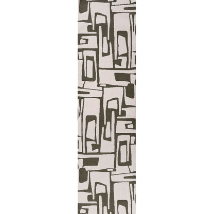 Loft Abstract Green Rug