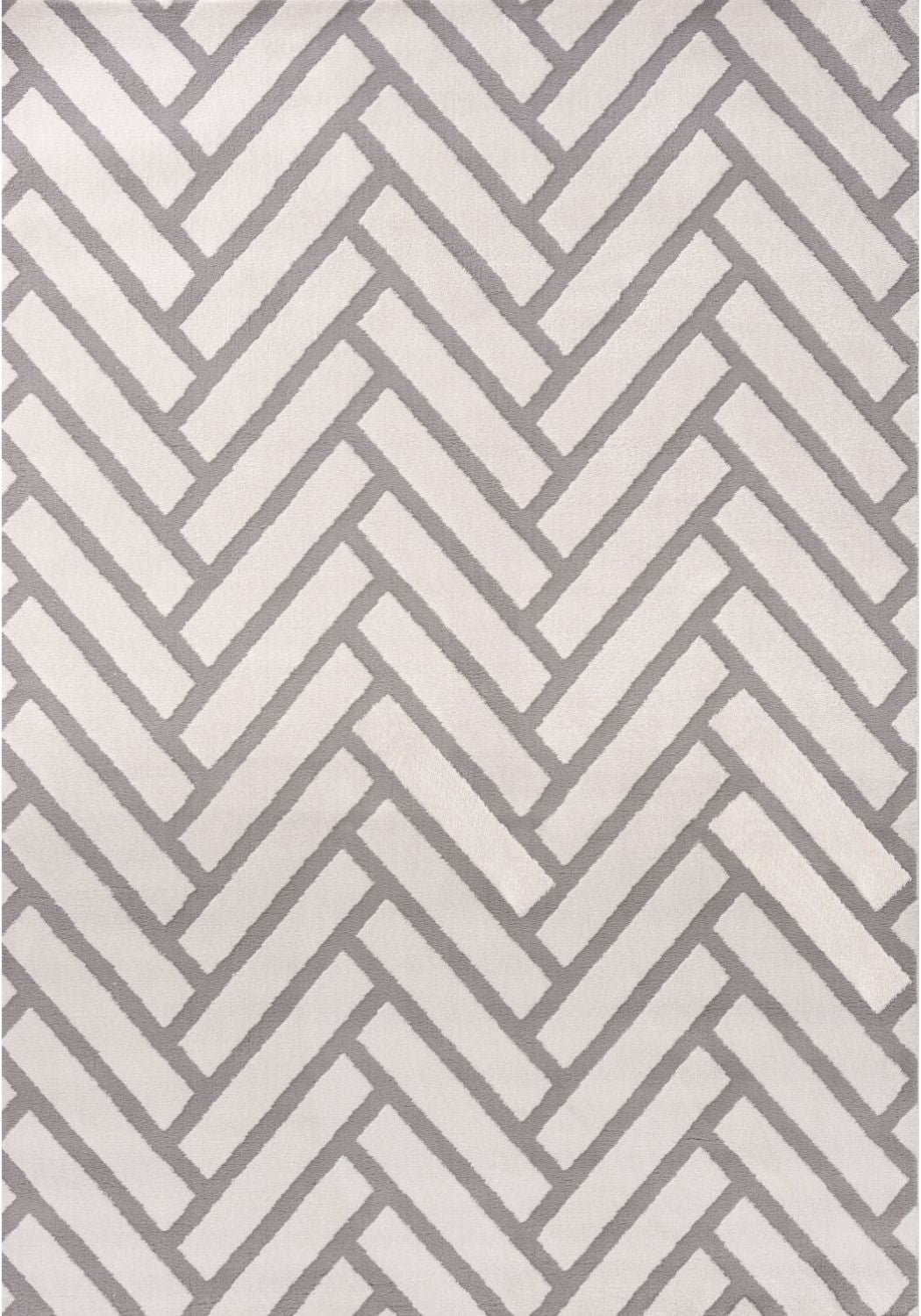 Loft Chevron Grey Rug