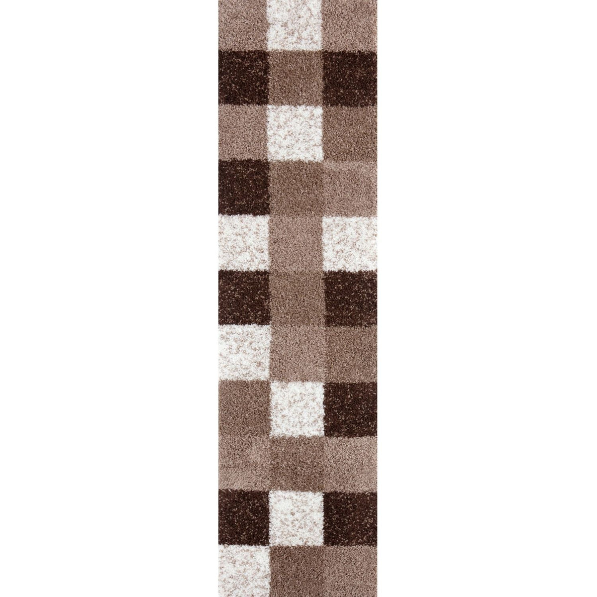 Myshaggy Geometric Brown Rug
