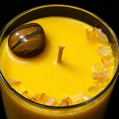 Air Elements - Crystal Infused Scented Candle