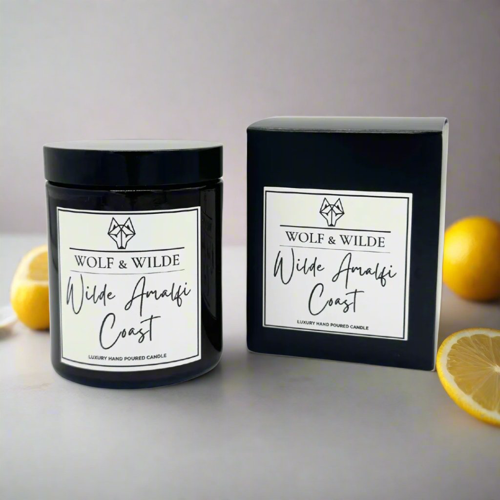 Amalfi Coast Luxury Scented Candle - Handmade Aromatherapy Home Fragrance