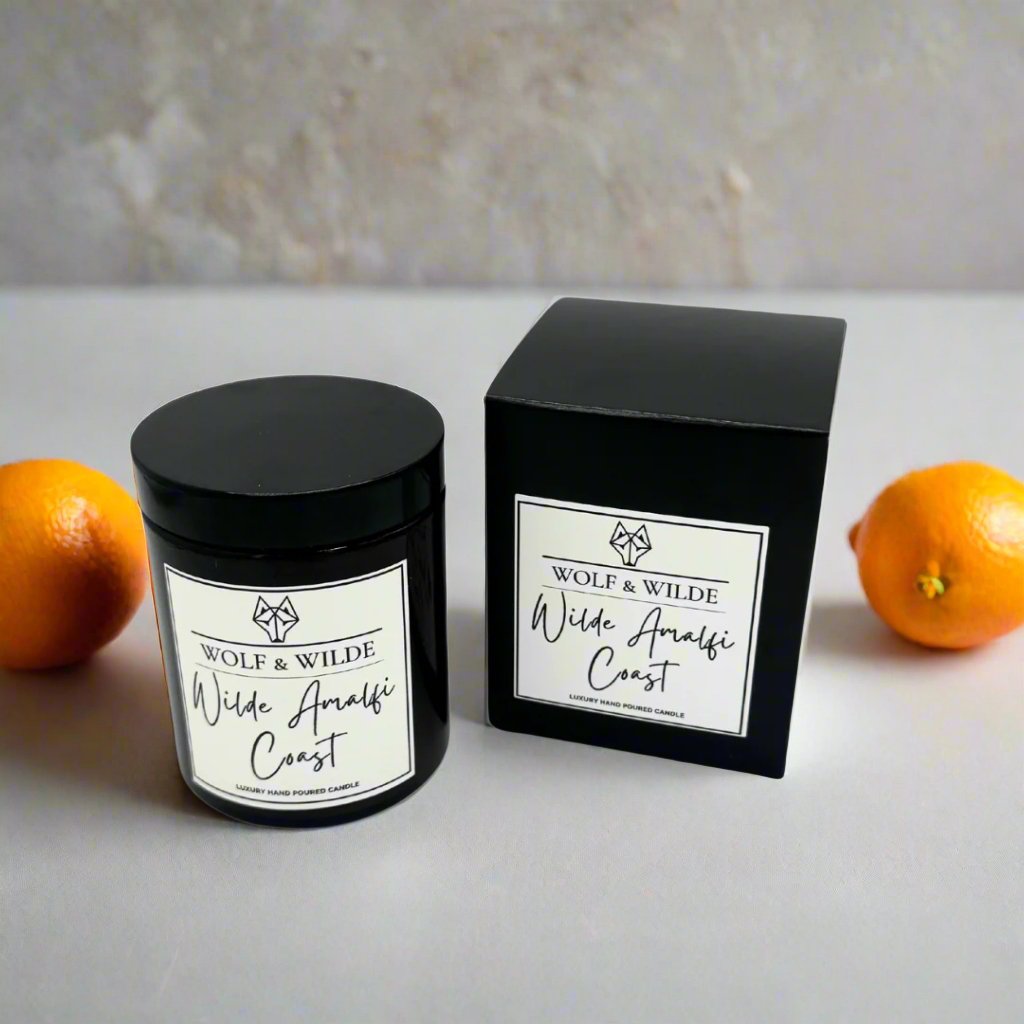 Amalfi Coast Luxury Scented Candle - Handmade Aromatherapy Home Fragrance