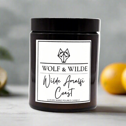 Amalfi Coast Luxury Scented Candle - Handmade Aromatherapy Home Fragrance