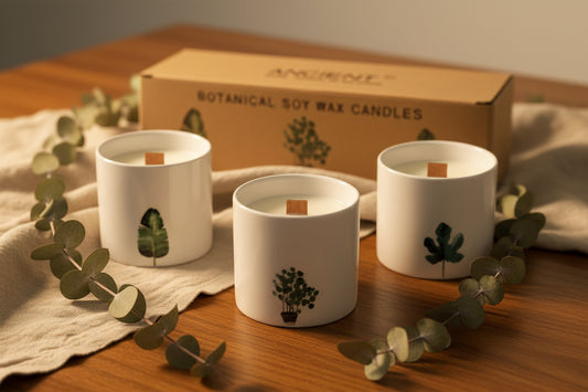 Large Botanical Candles - Victorian Peony