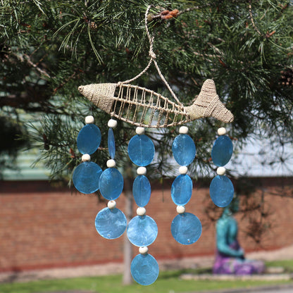 String Fish And Blue Copis Drop