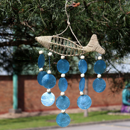 String Fish And Blue Copis Drop