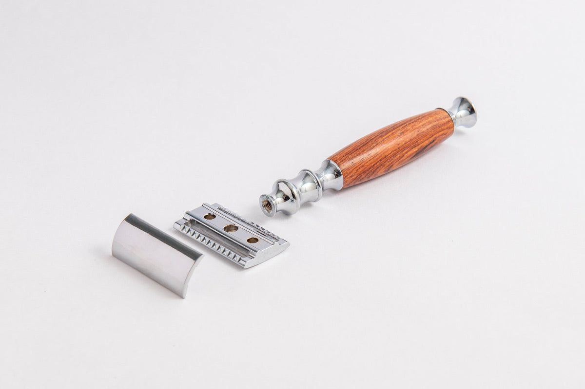 Eco Bath London Rose Wood Shaving Set