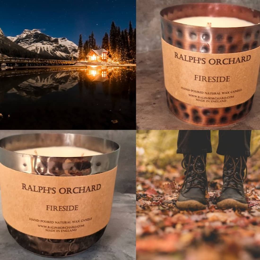 Fireside Scented Candle - Cosy Home Fragrance Gift