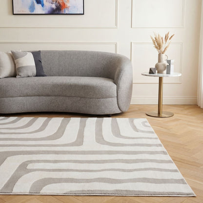 Loft Geometric Grey Rug